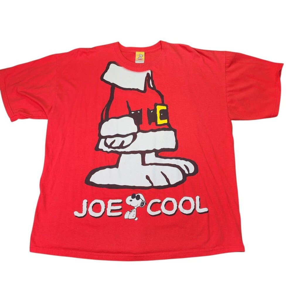 Peanuts Snoopy Chirstmas T-Shirt Size 2XL Joe Cool